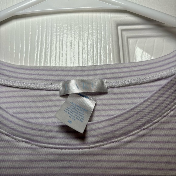 Lake White & Purple Stripe Nightgown - Picture 4 of 6